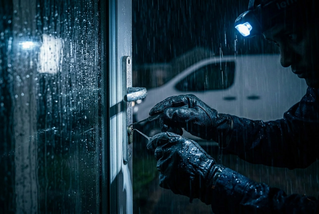 Auto Locksmith mobile unit responding to an emergency lockout call